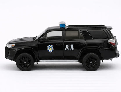 GCD Toyota 4Runner TRD Pro Police SUV Diecast Model 1:64 Scale – Detailed Collector Miniature with Display Box