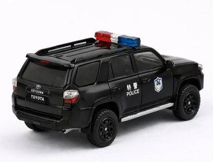 GCD Toyota 4Runner TRD Pro Police SUV Diecast Model 1:64 Scale – Detailed Collector Miniature with Display Box