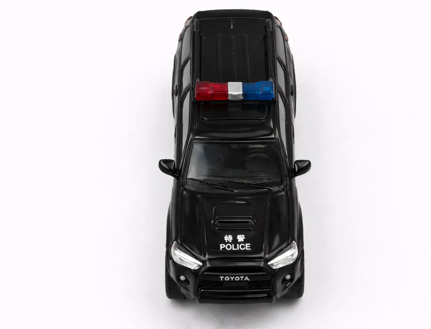 GCD Toyota 4Runner TRD Pro Police SUV Diecast Model 1:64 Scale – Detailed Collector Miniature with Display Box