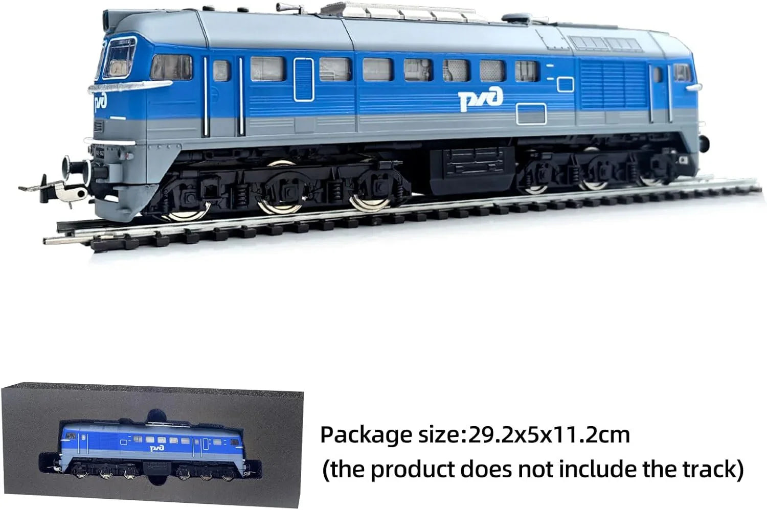 Hanfiy 96420 HO Scale Russian M62 Diesel Locomotive – Power Train