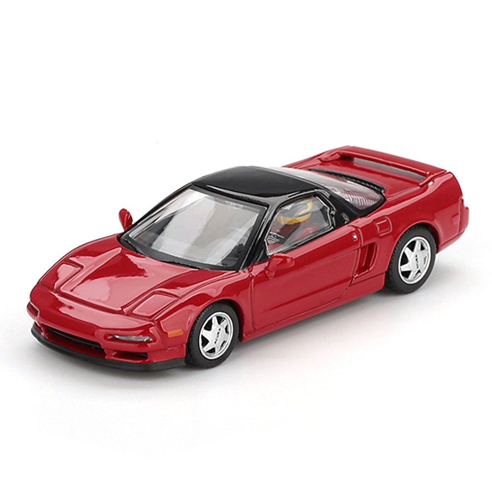 MINI GT 1:64 Honda NS-X Prototype Midship Sports 1989 Ayrton Senna Diecast Model Car | MGT1075 | Collector Box