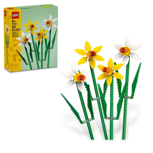 LEGO Daffodils Flowers (40747) – Create Your Floral Masterpiece- Age 8+