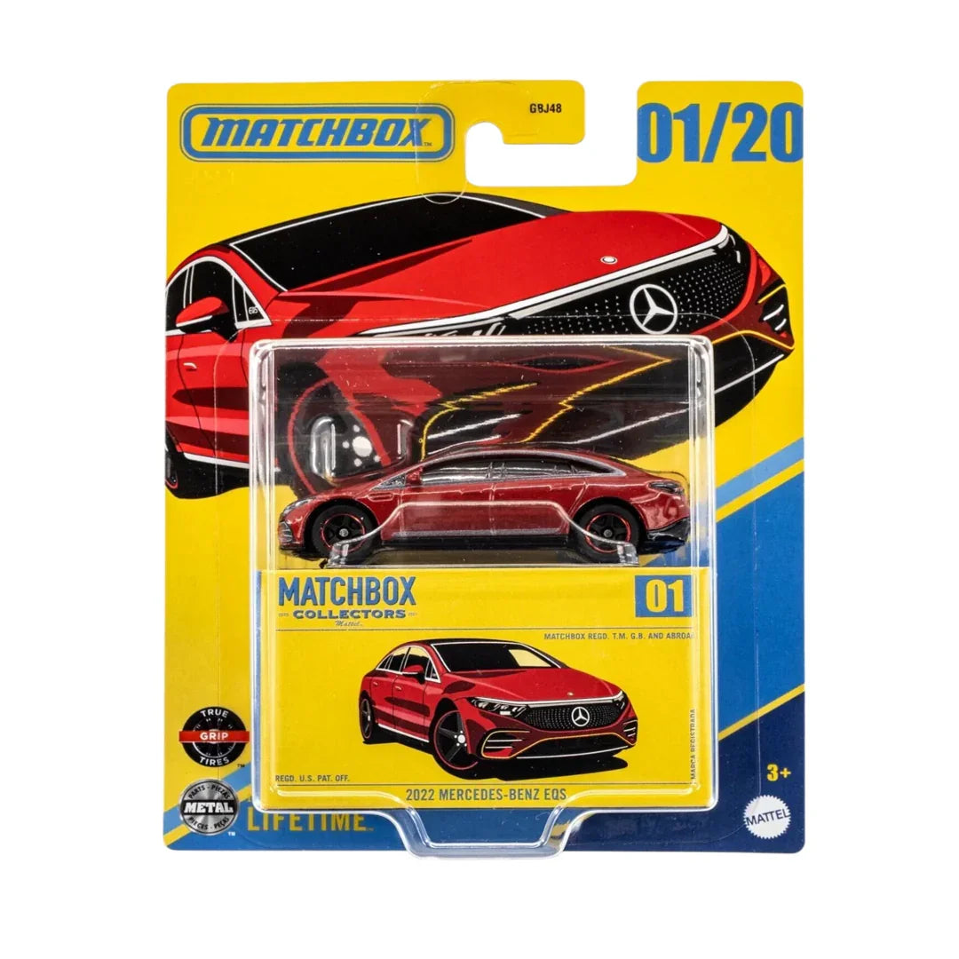 Matchbox Collectors 2022 Mercedes-Benz EQS – 1:64 Scale Die-Cast (01/20) - Jaiman Toys