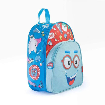 Rabitat School Bags Smash 3D Embossed Kids Backpack – Fun & Durable School Bag - Blue - Jaiman Toys