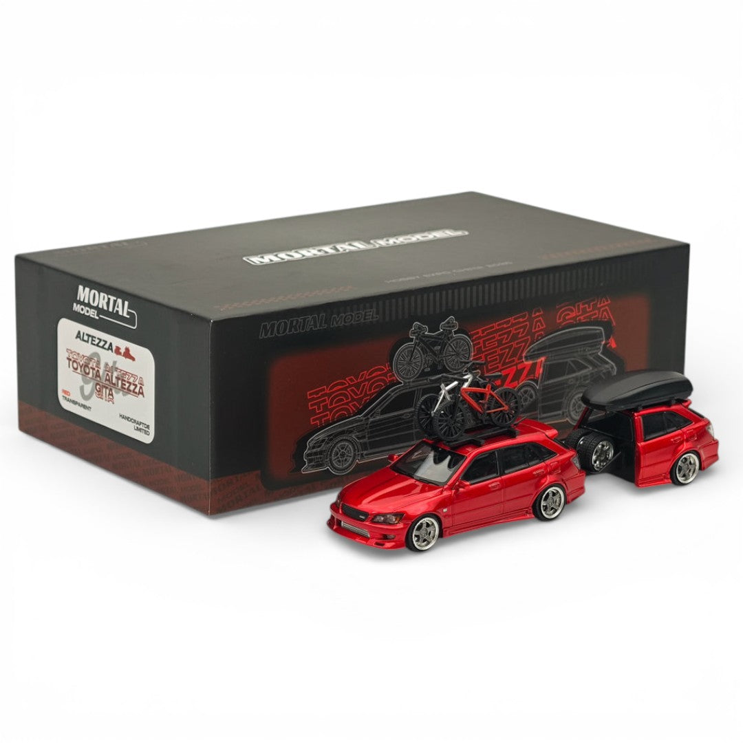 Mortal Model 1:64 Toyota Altezza Gita Diecast Car | Detailed Wagon Model with Accessories & Opening Parts