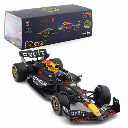 Bburago 1:24 Oracle Red Bull RB20 MV1 Max Verstappen 2024 F1 Diecast Model Car – Official Licensed Formula 1 Replica