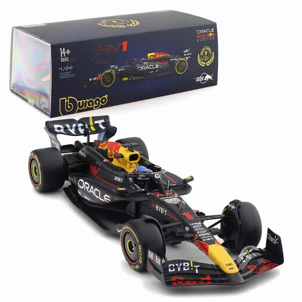 Bburago 1:24 Oracle Red Bull RB20 MV1 Max Verstappen 2024 F1 Diecast Model Car – Official Licensed Formula 1 Replica