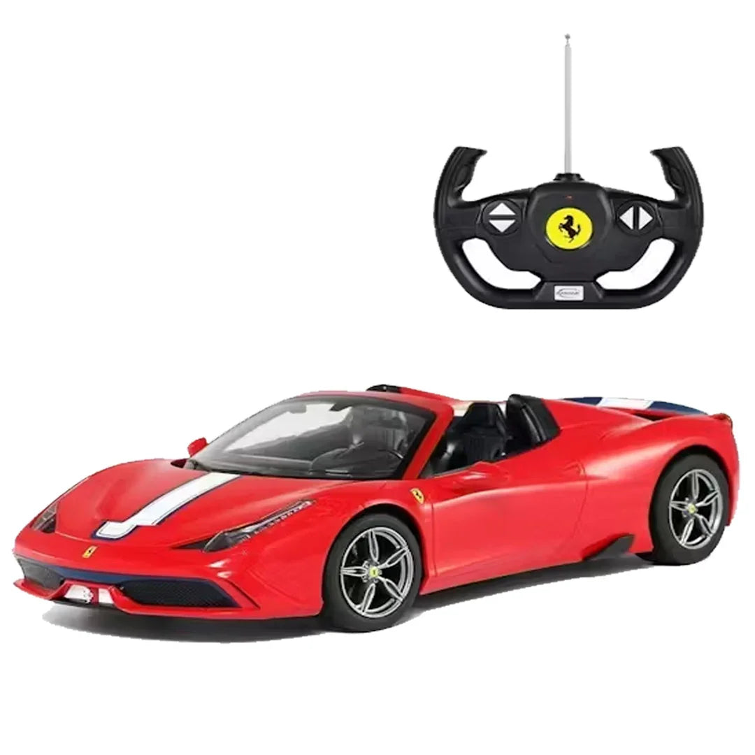 Rastar 1:14 Ferrari 458 Speciale A RC Car – Officially Licensed Remote Control with Open Roof