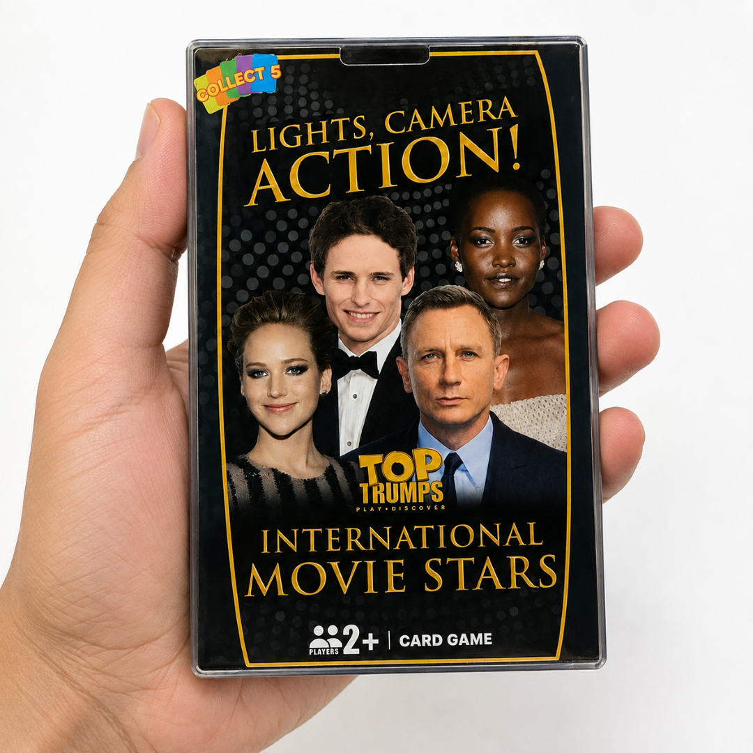 Top Trumps International Movie Stars Rare 2016 Edition – 30 Collectible Celebrity Cards