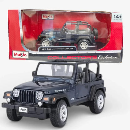 Maisto Jeep Wrangler Rubicon 1:27 Scale Die-Cast Model Car – Collector’s Edition Off-Road Jeep