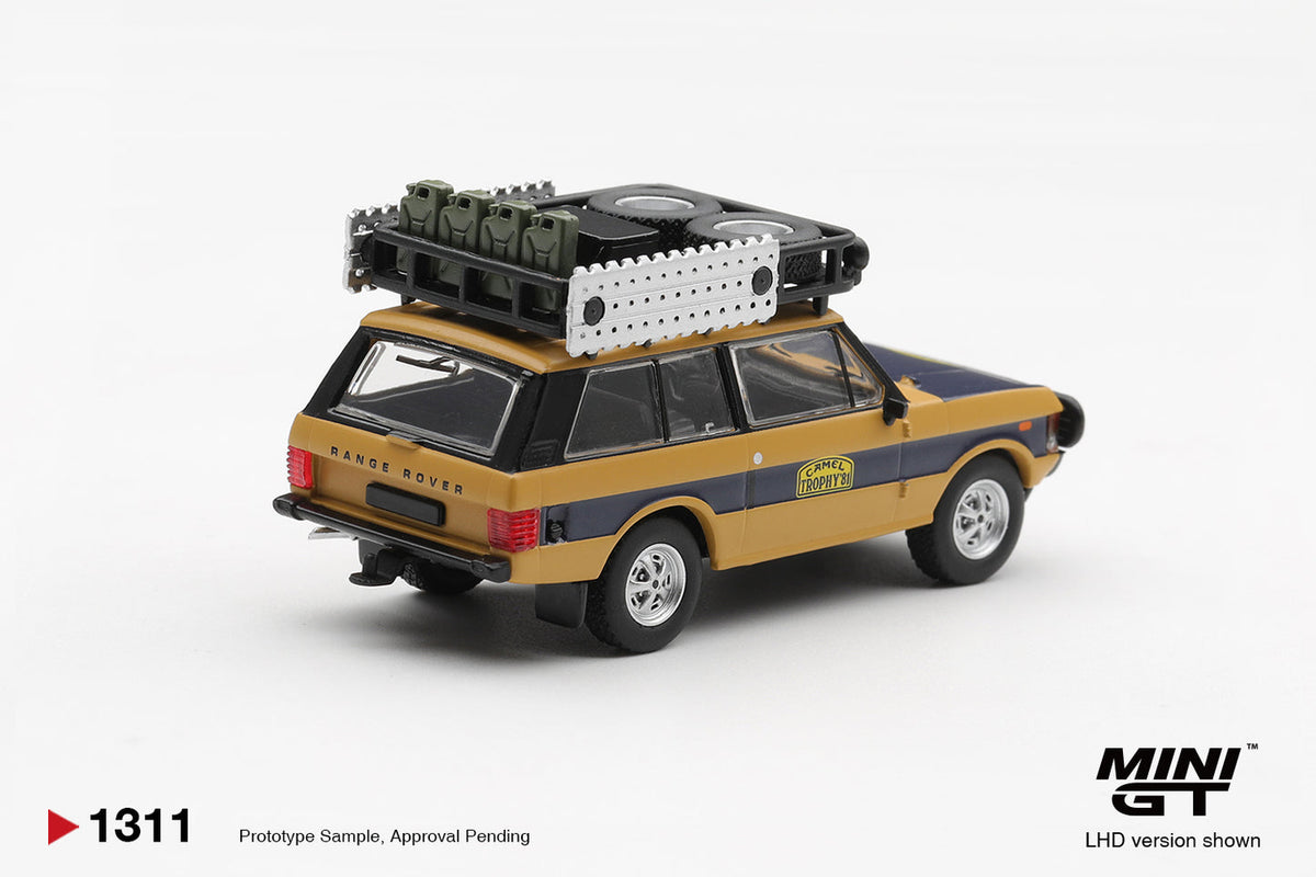 MINI GT 1:64 Range Rover 1981 Camel Trophy Sumatra Diecast SUV – N. Sudmann & F. Hofmann