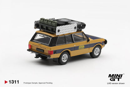 MINI GT 1:64 Range Rover 1981 Camel Trophy Sumatra Diecast SUV – N. Sudmann & F. Hofmann