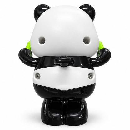 Mini Panda Roller Toy for Kids, Cute Wind-Up Rolling Panda Toy with Moving Action, Battery-Free Mechanical Animal Toy, Black & White Panda, Pack of 1