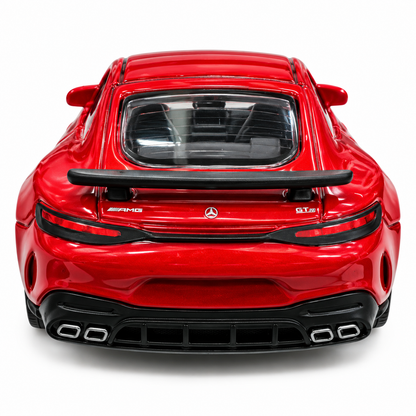 Welly Mercedes-AMG GT 63 1:64 Scale Diecast Metal Model Car – Metallic Red Sports Coupe Miniature Collectible with Realistic Detailing | 14+ Years