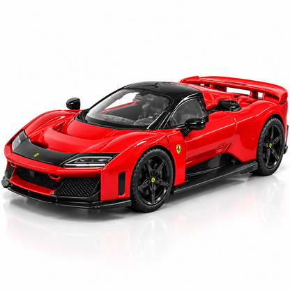Bburago Signature Series Ferrari F80 2024 1:43 Scale Die-Cast Model Car – Red Ferrari Collectible Toy Car for Display & Collectors, Premium Detailed Replica Model