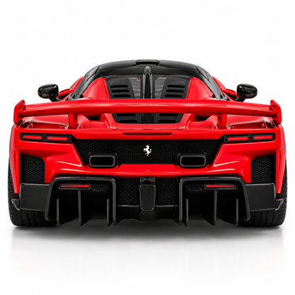Bburago Signature Series Ferrari F80 2024 1:43 Scale Die-Cast Model Car – Red Ferrari Collectible Toy Car for Display & Collectors, Premium Detailed Replica Model