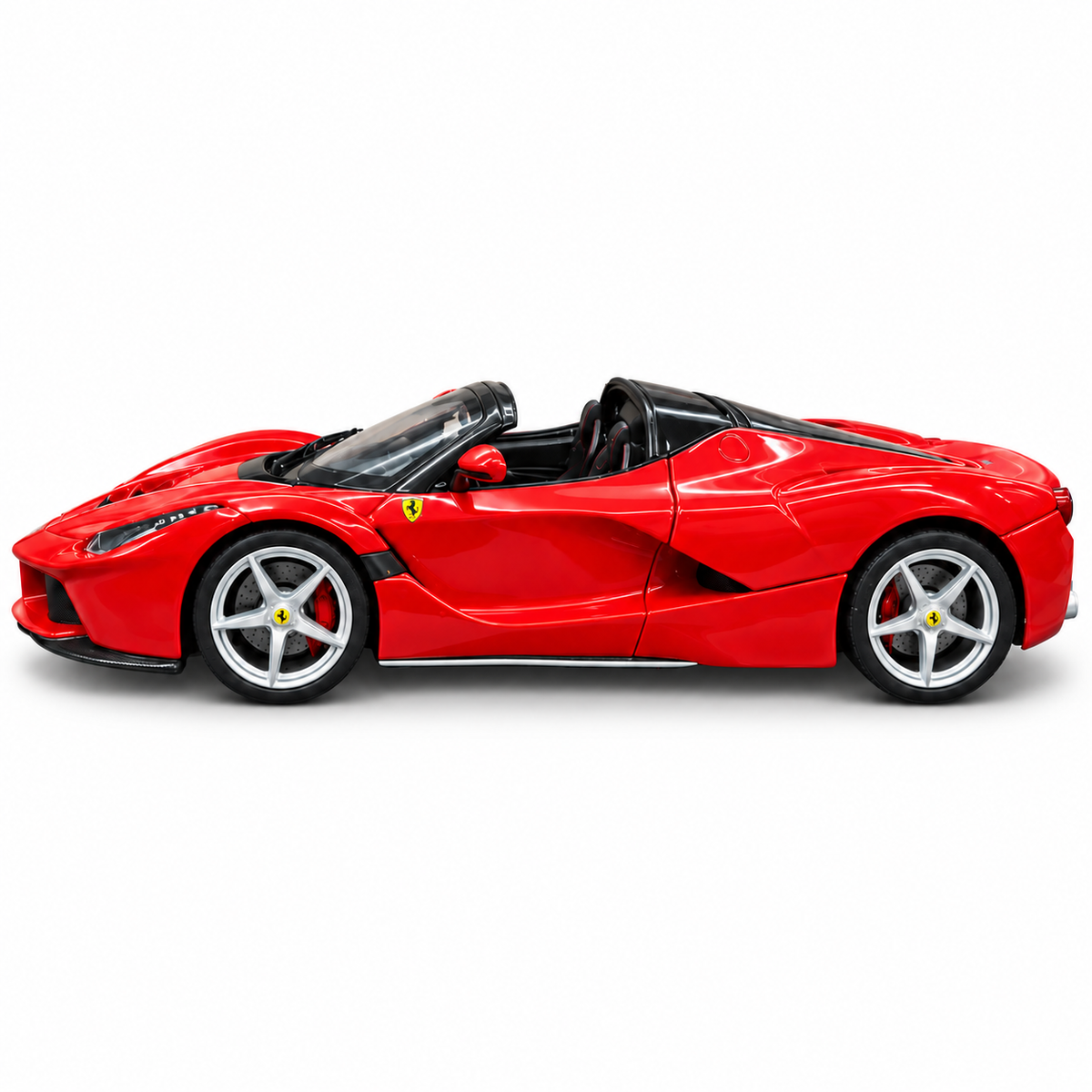 Bburago Ferrari LaFerrari Aperta 1:24 Scale Die-Cast Model Car – Red Supercar Replica with Detailed Interior, Realistic Wheels & Premium Collectible Display Model