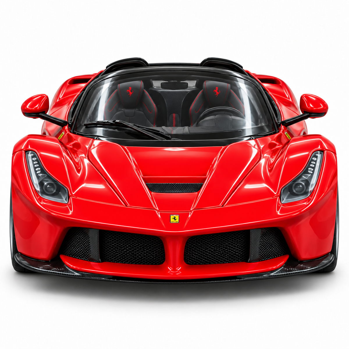 Bburago Ferrari LaFerrari Aperta 1:24 Scale Die-Cast Model Car – Red Supercar Replica with Detailed Interior, Realistic Wheels & Premium Collectible Display Model