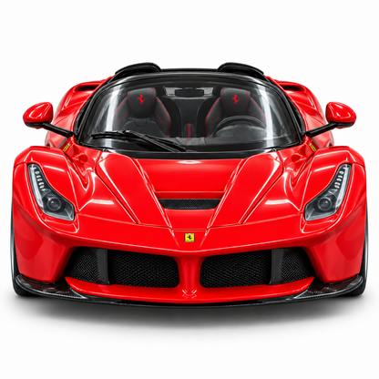 Bburago Ferrari LaFerrari Aperta 1:24 Scale Die-Cast Model Car – Red Supercar Replica with Detailed Interior, Realistic Wheels & Premium Collectible Display Model