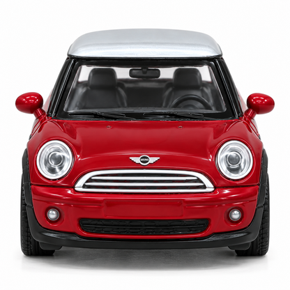 Welly 1:64 Mini Cooper Red Die-Cast Metal Model Car