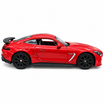 Welly Mercedes-AMG GT 63 1:64 Scale Diecast Metal Model Car – Metallic Red Sports Coupe Miniature Collectible with Realistic Detailing | 14+ Years