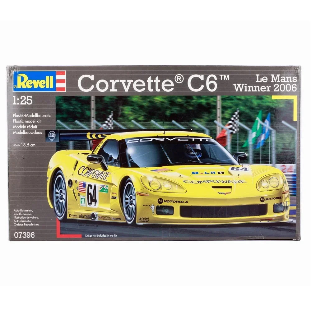 Revell Corvette C6 Le Mans Winner 2006 1:24 Scale Plastic Model Kit 07396 - Jaiman Toys