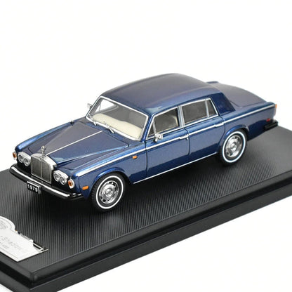 GFCC 1:64 Scale Rolls-Royce Silver Shadow II 1979 Blue – Diecast Metal Car Model Collectible