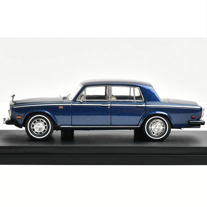 GFCC 1:64 Scale Rolls-Royce Silver Shadow II 1979 Blue – Diecast Metal Car Model Collectible