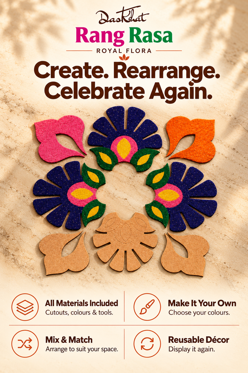 Rang Rasa rangoli kit key benefits