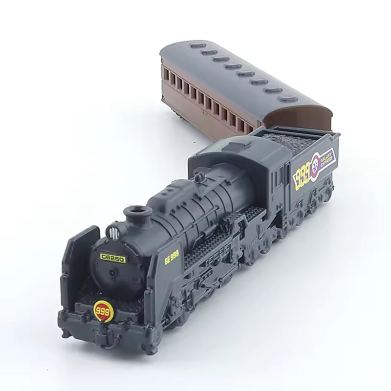 Tomica Unlimited No.10 TPU10 Galaxy Express 999 Train Set by Takara Tomy | GE999 Steam Locomotive, Coal Tender & Passenger Coach | Detailed Collectible Model Train Toy | Galaxy Express 999 Anime Railway Collection
