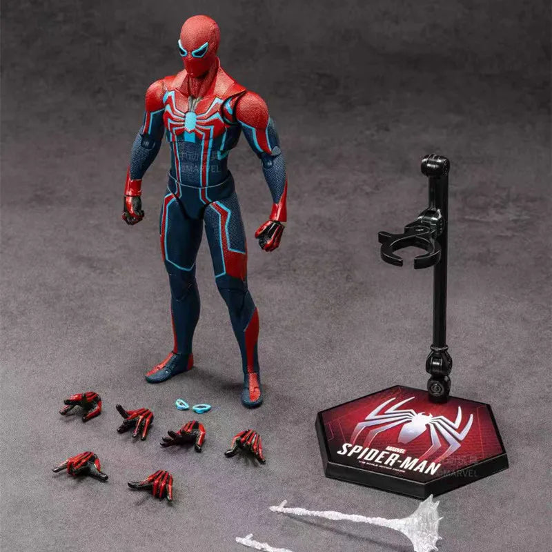 ZD Toys Spider-Man Velocity Suit 1/10 Scale Action Figure Non-Light-Up | Marvel Collector Figure