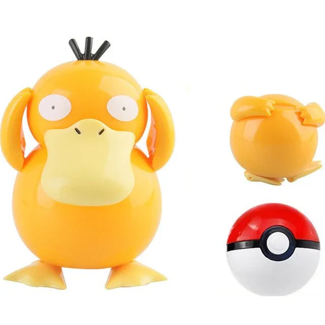 Pokemon Play set Figures Psyduck & Poke Ball ZC8910 - Jaiman Toys