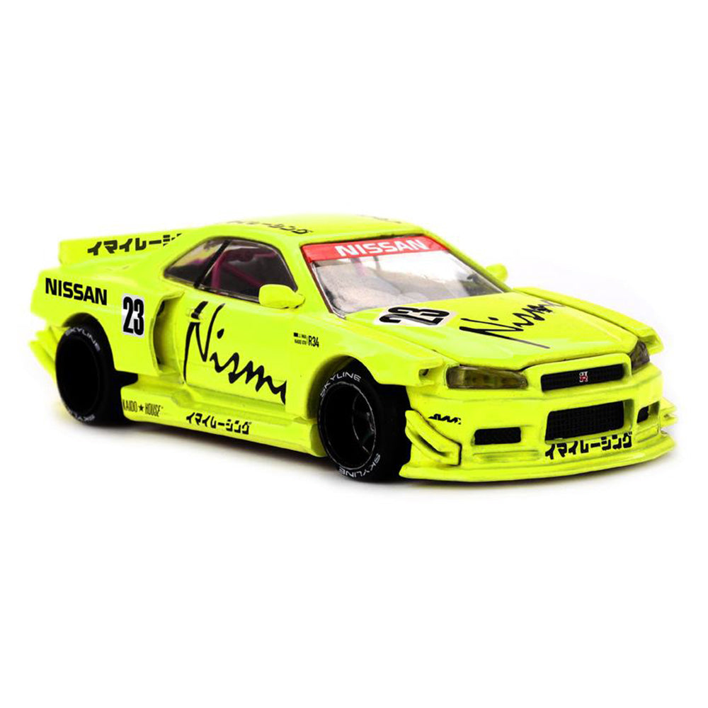 Mini GT 1:64 Scale Nissan Skyline GT-R R34 Kaido Works V4 Diecast Scale Model Car | Collectible Model