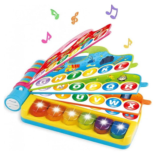 Phonics Piano for Kids – Infant Learning Toy with Lights, Music, and ABC Keys | Musical Instrument Gift for Toddlers Ages 18+ Months - Jaiman Toys