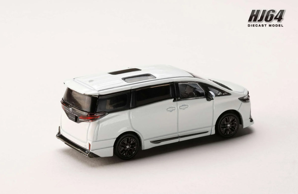 Hobby Japan 1:64 Toyota Vellfire Z Premier Hybrid (H40W) Die-Cast Model – Platinum White Pearl Mica | HJ642077CW