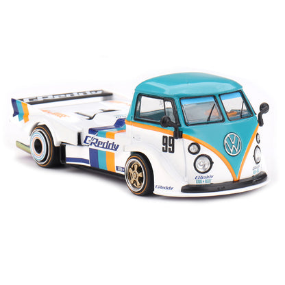 Mini GT 1:64 Scale Volkswagen T1 GReddy Pickup V1 Diecast Scale Model Car | Collectible Model