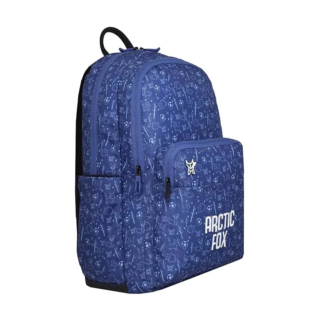 Arctic Fox School Bags Cuba Black 21L School Backpack – Stylish & Durable for Boys & Girls - Jaiman Toys