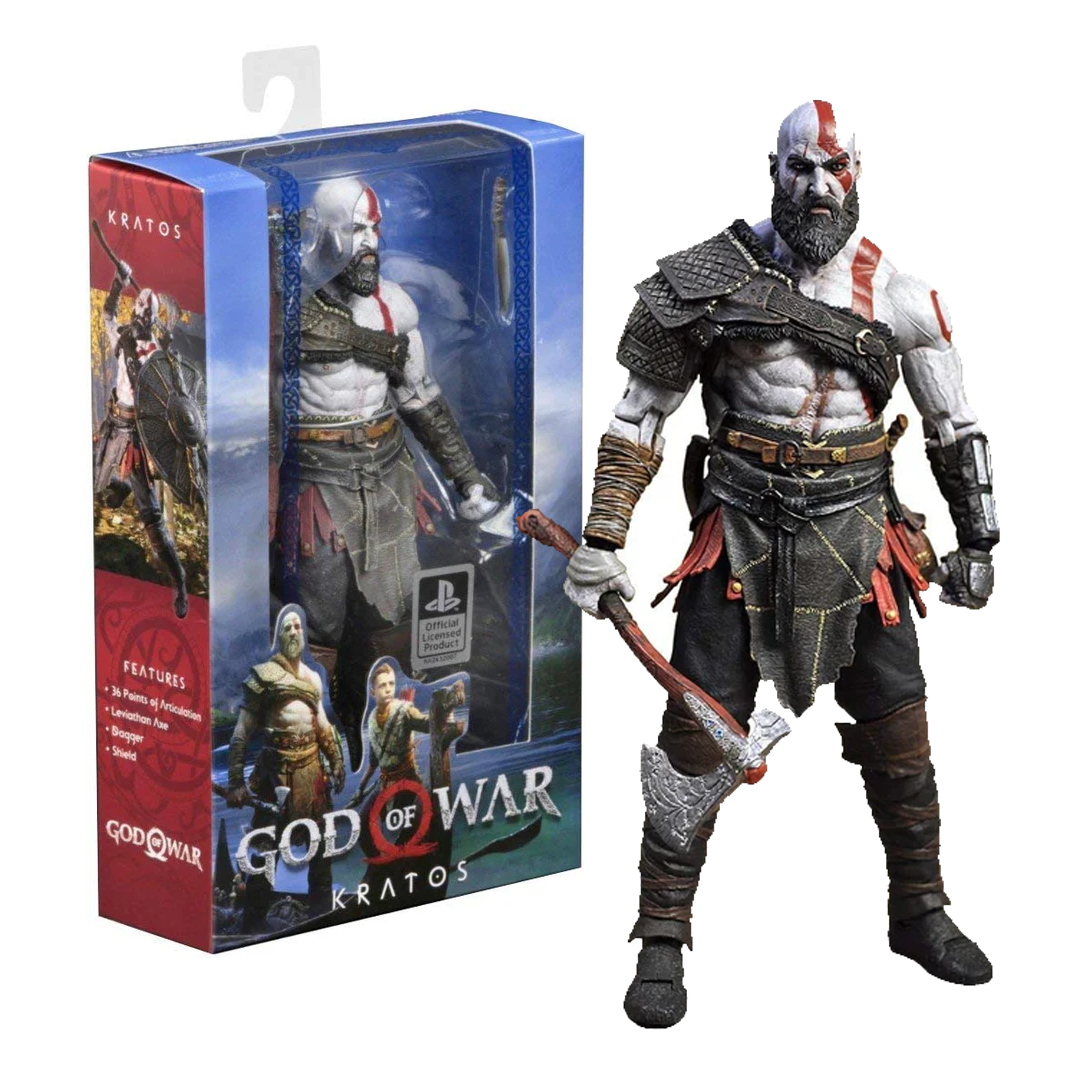 NECA Toys PS Game God of War (2018) - 7" Scale Action Figure Kratos Toy