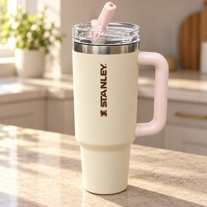 Stanley Quencher H2.0 FlowState Tumbler 40 oz / 1.18 L | Insulated Stainless Steel Cup with Handle & Straw