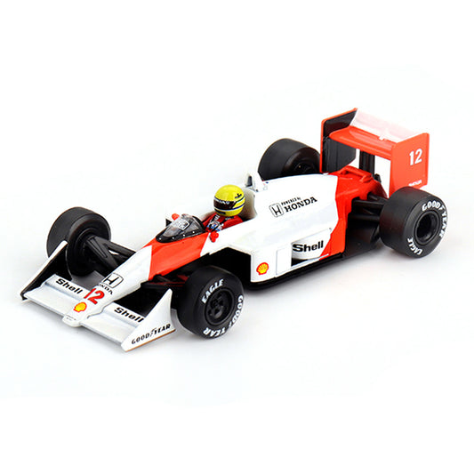 MINI GT 1:64 McLaren MP4/4 #12 Ayrton Senna 1988 Japanese Grand Prix Winner Diecast Scale Model Car