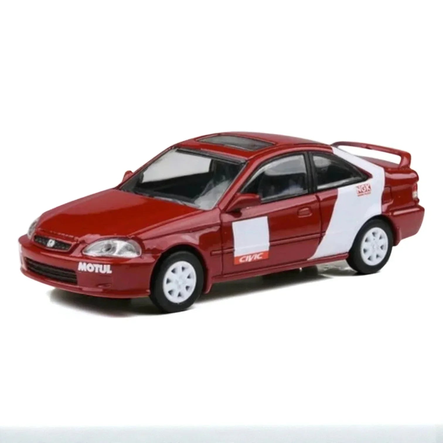 PARA64 1:64 1999 Honda Civic Si EM1 – Kanjo Livery Red with White
