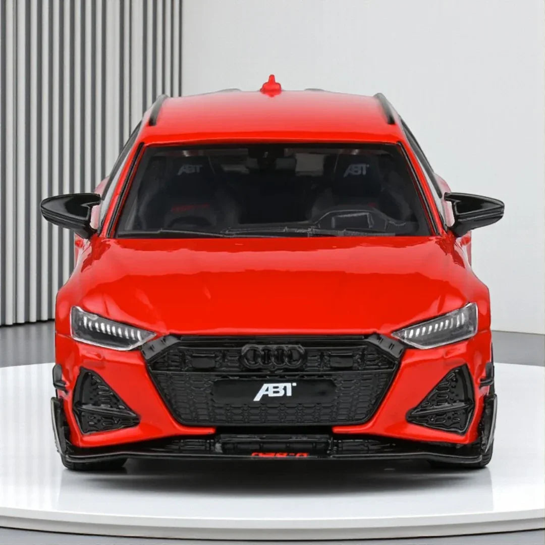 Solido 1:43 ABT RS6-R 2022 (Audi RS6 Avant C8) Misano Red Diecast Model Car – S4310706