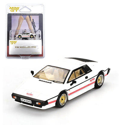 Mini GT 1;64 Lotus Esprit Turbo White – 007 For Your Eyes Only Diecast Model (Blister Pack)