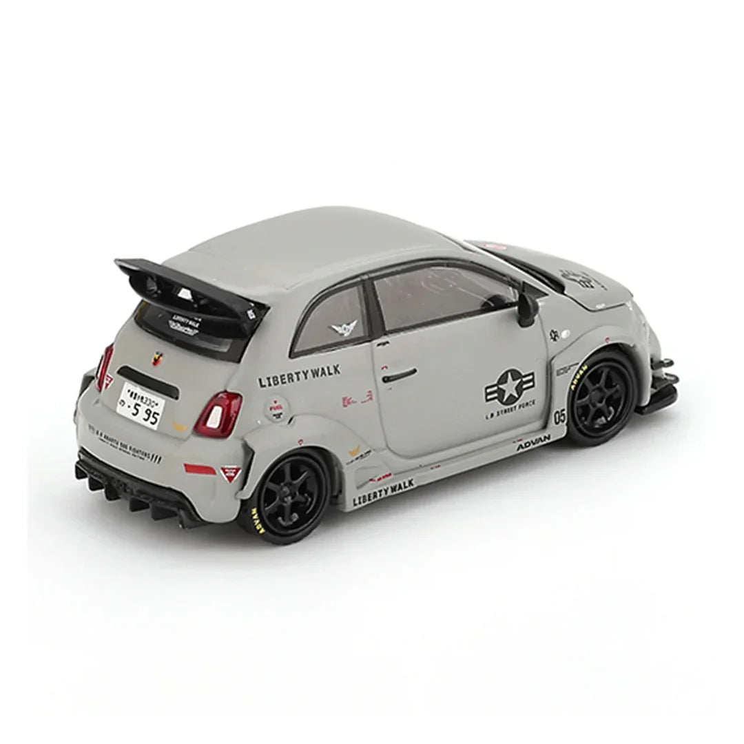 Mini GT 1;64 Abarth 595 LB-WORKS × Abas Works Fighters Diecast Scale Model Car