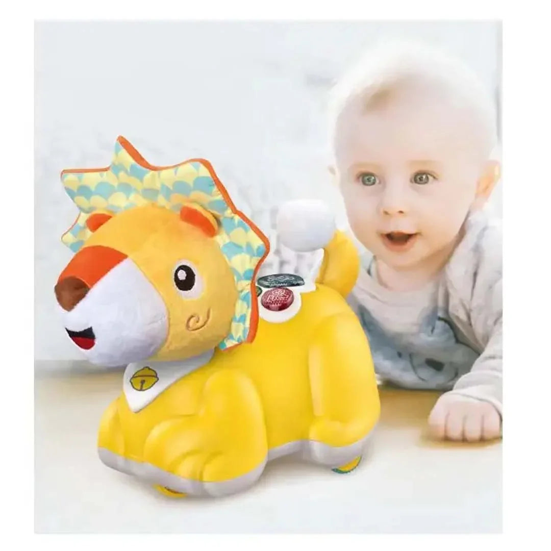 Crawl & Learn Baby Infant Toy – Animal Buddy with ABC Songs, 3 Fun Melodies, 4 Sound Effects & Animal Sounds for Early Learning Fun! - Jaiman Toys