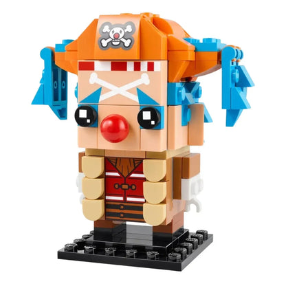LEGO 40800 BrickHeadz One Piece Buggy the Clown , Collectible Building Set (176 Pieces)  Netflix Series Character, Ages 10+
