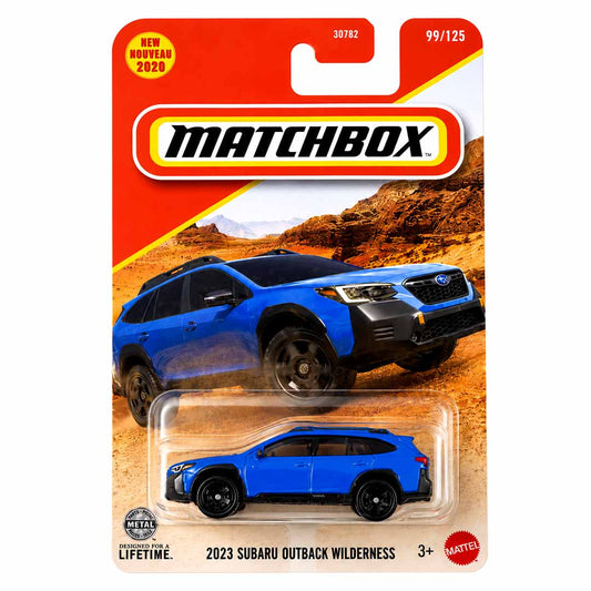 Matchbox 1:64 2023 Subaru Outback Wilderness Blue Die-Cast Model Car | (Blister Pack) Collector Edition