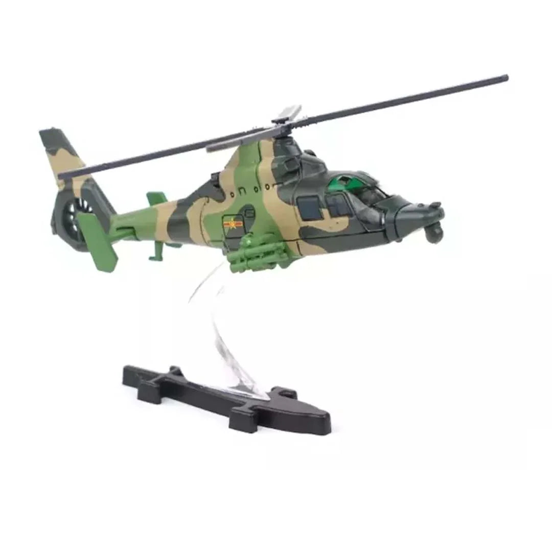 XCARTOYS G027-1 1:170 Military Z-9WA Helicopter Model Diecast Metal - Jaiman Toys