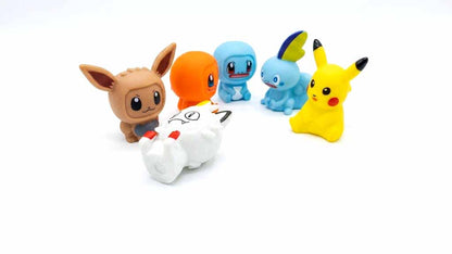 Pokémon Mini Figures with Poké Ball Gift Set | 7-Piece Collectible Character Toy Pack
