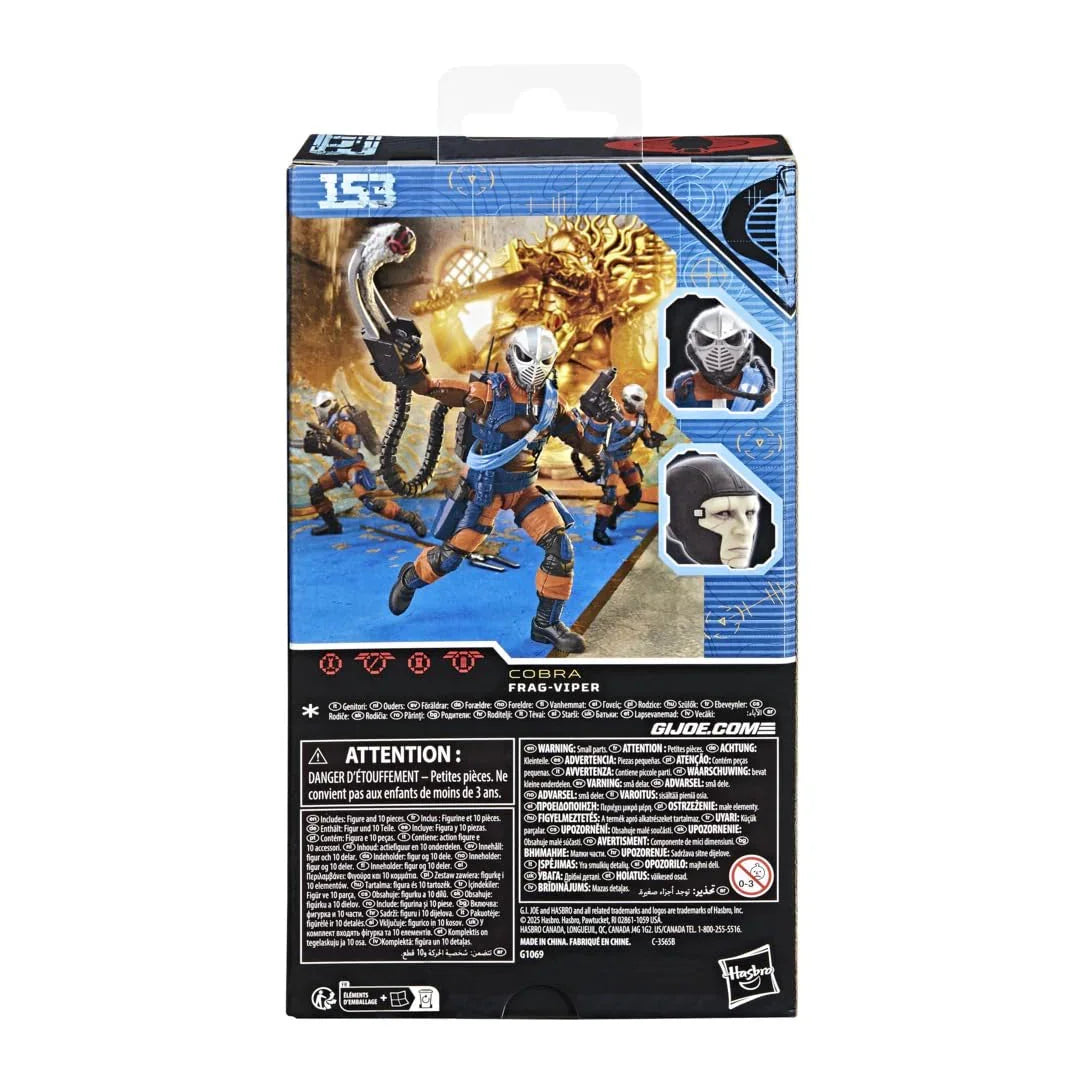 G.I. Joe Classified Series #153 Frag-Viper 6-Inch Action Figure with 10 Accessories - Jaiman Toys